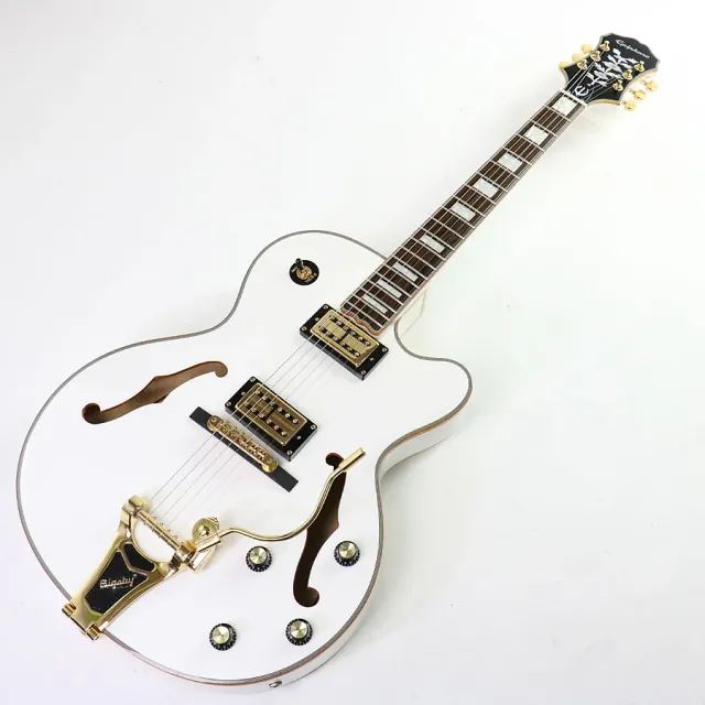 Epiphone Limited Edition Emperor Swingster Royale Pearl White