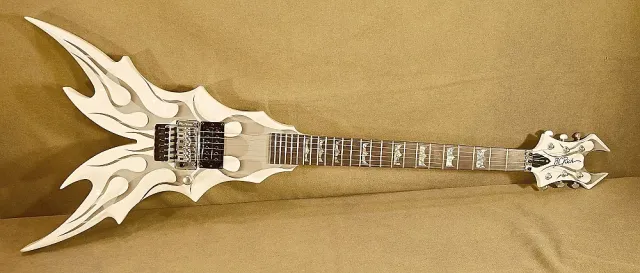 B.C. Rich Draco Ghost Flame Limited Edition